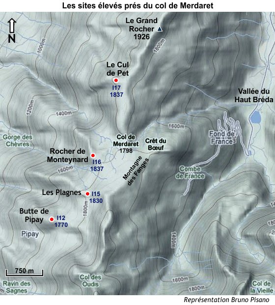 Les sites élevés du Merdaret en Isère