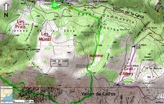 Le plateau de la Céva (Alpes Maritimes)