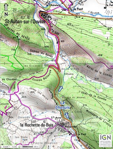 Les gorges du Charuis dans la Drôme