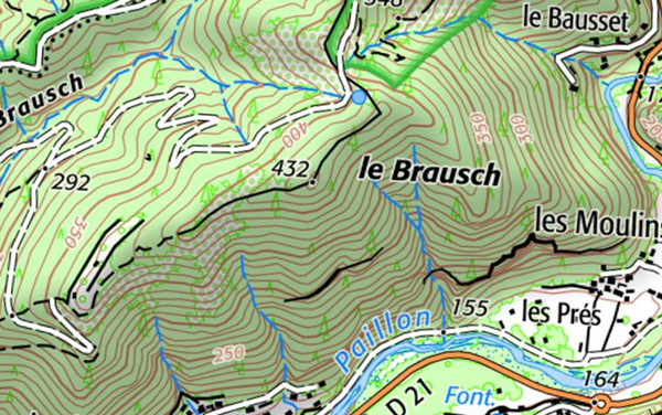 Le Chaînon du Brausch dans les Alpes-Maritimes