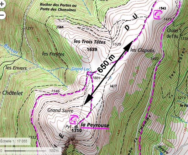 Le sommet de La Peyrouse en Isère