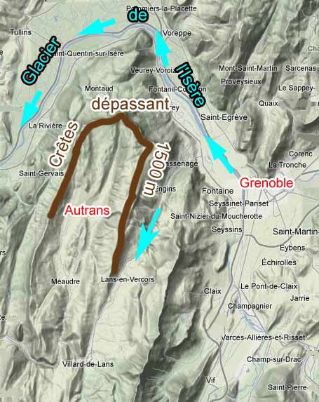 Les crêtes du val d'Autrans