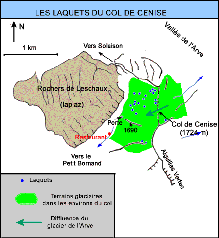 Croquis du col de Cenise