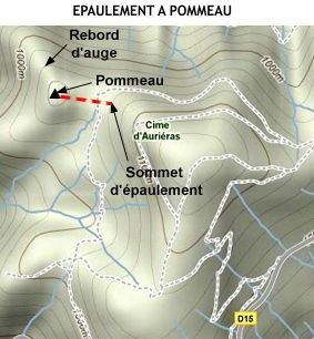 Exemple d'un épaulement à pommeau