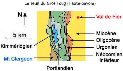 Le seuil du Gros Foug en Haute-Savoie