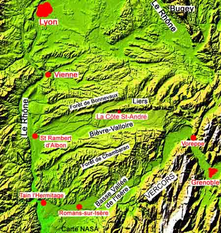 La Bièvre-Valloire et l'est lyonnais