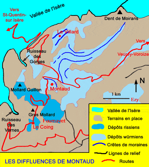 Les dépôts würmiens et rissiens de Montaud