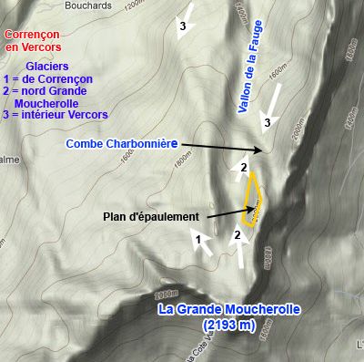 Le vallon de la Fauge dans le Vercors (Isère)