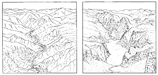 La Yosemite Valley avant et après le passage des glaciers
