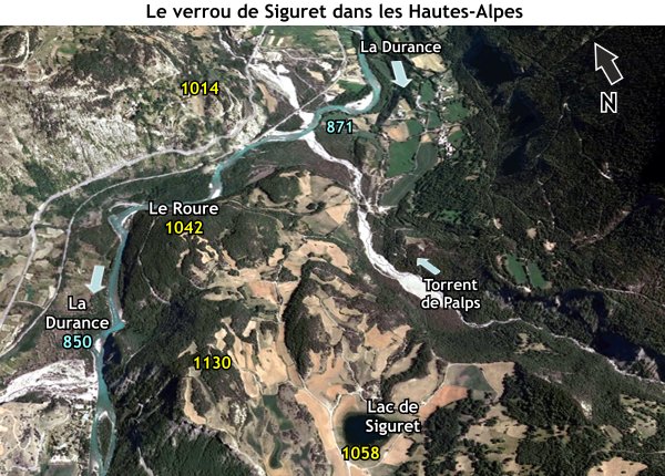 Le verrou de Siguret dans les Hautes-Alpes