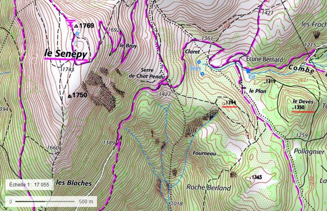 Environ du Sénépy près de La Mure (Isère)