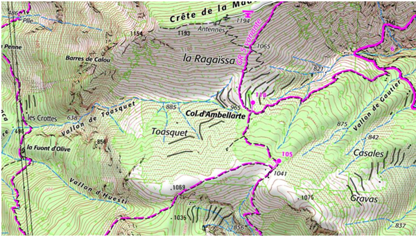 Le col d'Ambellarte dans les Alpes-Martimes