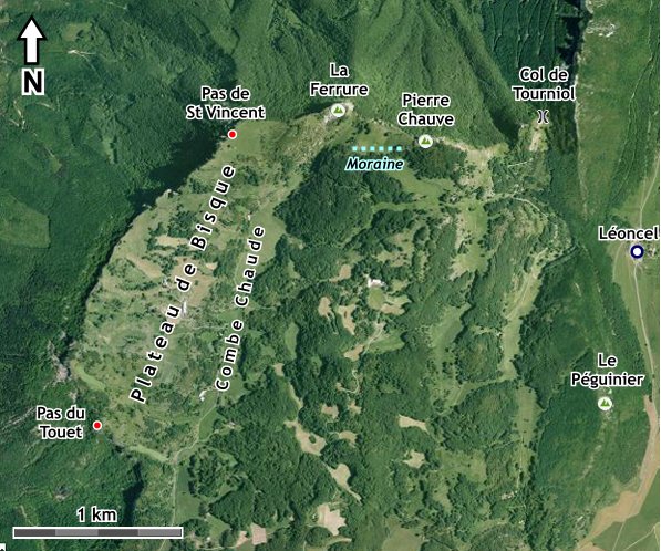 Le plateau de Bisque dans la Drôme