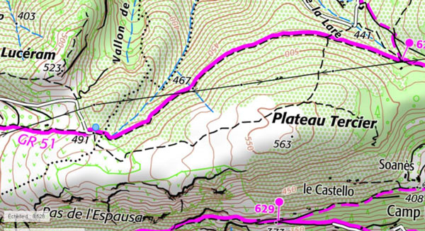 Le plateau Tercier dans les Alpes Maritimes