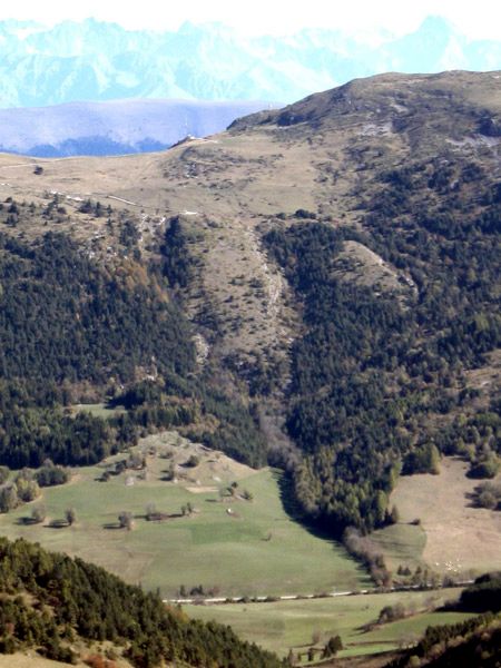 Le versant ouest du col du Serpaton (Vercors, Isère)