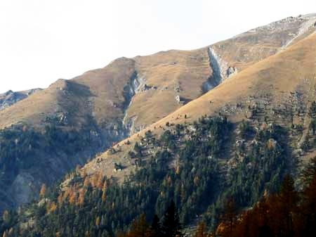 Ravines sur Saint-Martin-Vésubie (Alpes-Maritimes)