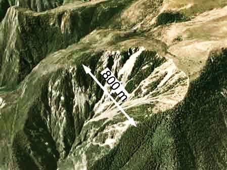 La Chalanche de Tigéne dans la vallée de la Tinée (Alpes Maritimes) La Chalanche de Tigéne dans la vallée de la Tinée (Alpes Maritimes)