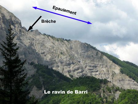 Le ravin de Barri dans le Vercors (Isère) Le ravin de Barri dans le Vercors (Isère)