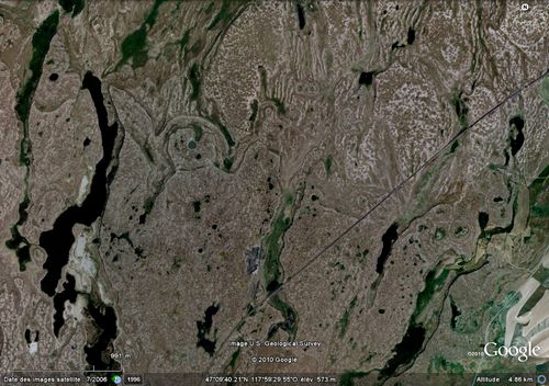 Un détail des Scablands au SO de Spokane (Washington, USA) Un détail des Scablands au SO de Spokane (Washington, USA)