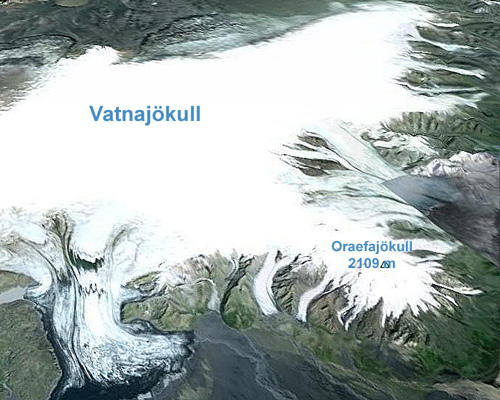 Le glacier Vatnajökull en Islande