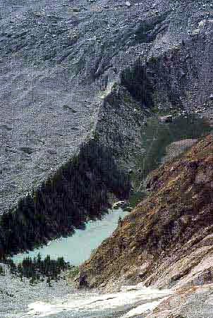 Glacier du Miage italien