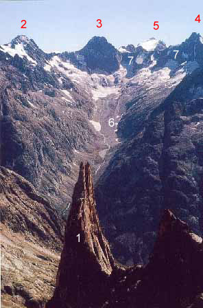 Massif de l'Oisans, Vallon des Étages, affluent du Vénéon