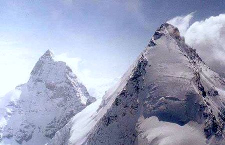 La Dent d'Hérens dans le Valais suisse