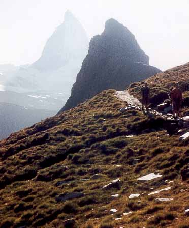 Le Cervin et le Rifelhorn