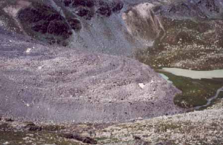 Le glacier rocheux de Marinet en Haute-Ubaye