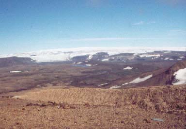 La calotte glaciaire du glacier islandais du Vatnajökull