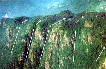 Sillons des Rochers du Chatelard en Isère