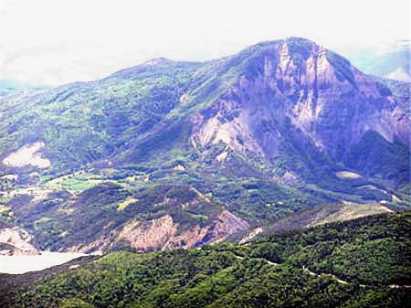 Le versant d'érosion de Clot la Cime