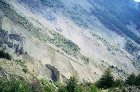 Casse de la crête de Blayeul (Alpes-de-Haute-Provence)