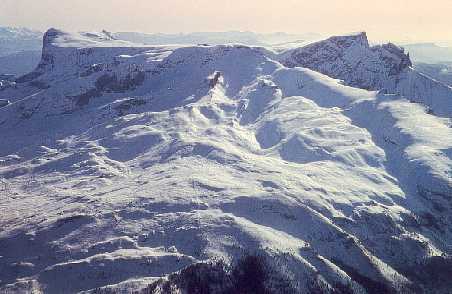 Le Plateau de Bure dans le Dévoluy (Hautes Alpes)