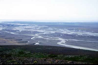 Un sandur en Islande Un sandur en Islande
