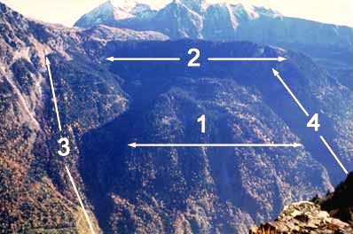 Glissement de Rioupéroux dans la vallée de la Romanche