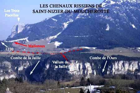 Les chenaux rissiens de St Nizier du Moucherotte