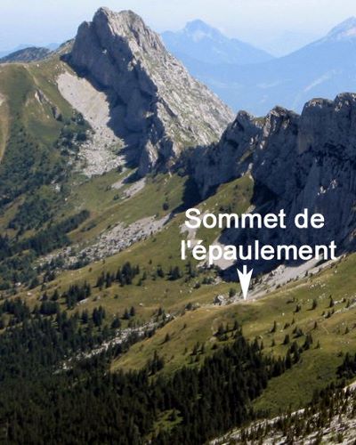 Sommet de l'épaulement