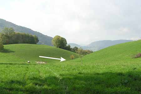 Chenal radial dans les environs de Voiron en Isère