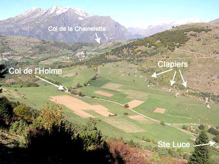 Col de l'Holme (Beaumont, vallée du Drac, Isère)