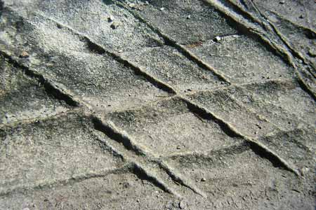 Dalle de granite dans la vallée de Bassiès (Pyrénées Ariégeoises)