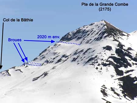 Broue près du col de La Bâthie (Tarentaise, Savoie)