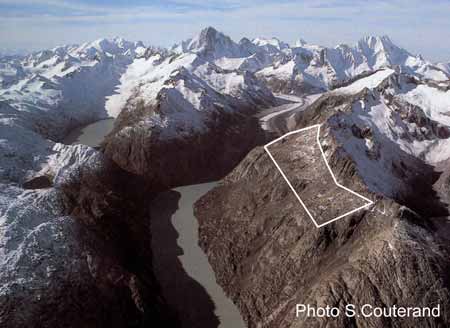 La vallée glaciaire de l'Unteraar en Suisse