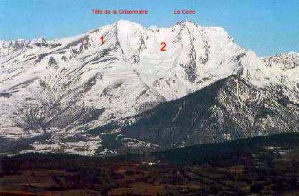 De la Tête de la Grisonniére au Coiro (Bassin du Drac, Isère)