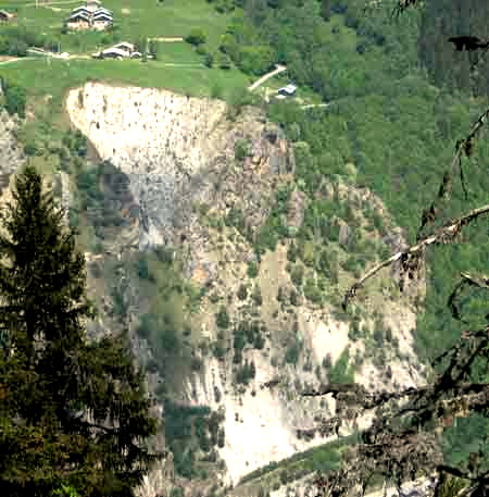 Erosion régressive du Doron de Pralognan (Savoie)
