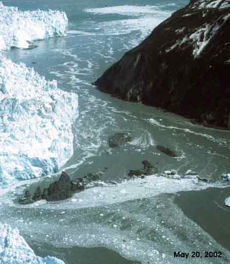 Glacier Hubbard en 2002