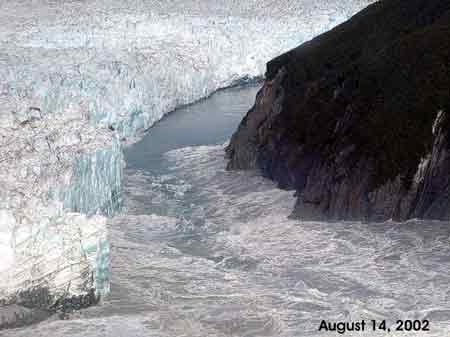 Le glacier Hubbard en Alaska