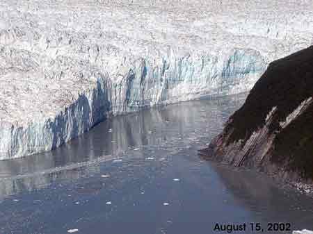 Glacier Hubbard en 2002