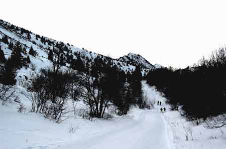 Le Pic Saint-Michel au-dessus de Lans-en-Vercors (Isère)