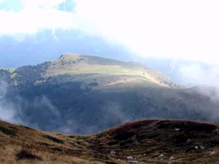 Le col des Faisses qui sépare le Dévoluy du Beaumont